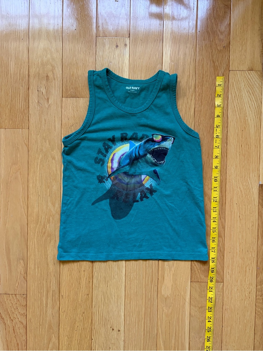 Old Navy Teal Shark Kids Tank top